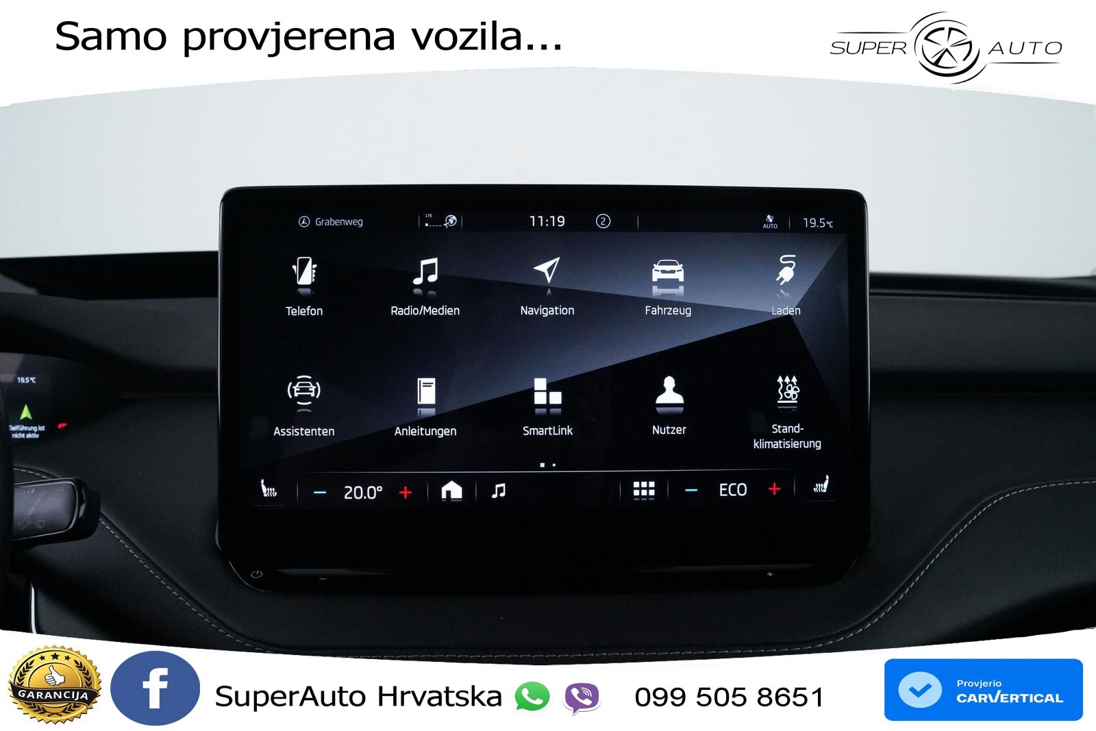 Škoda Enyaq iV 80x 82 kWh (265 KS) AWD SportLine LED+GR SJED+ACC