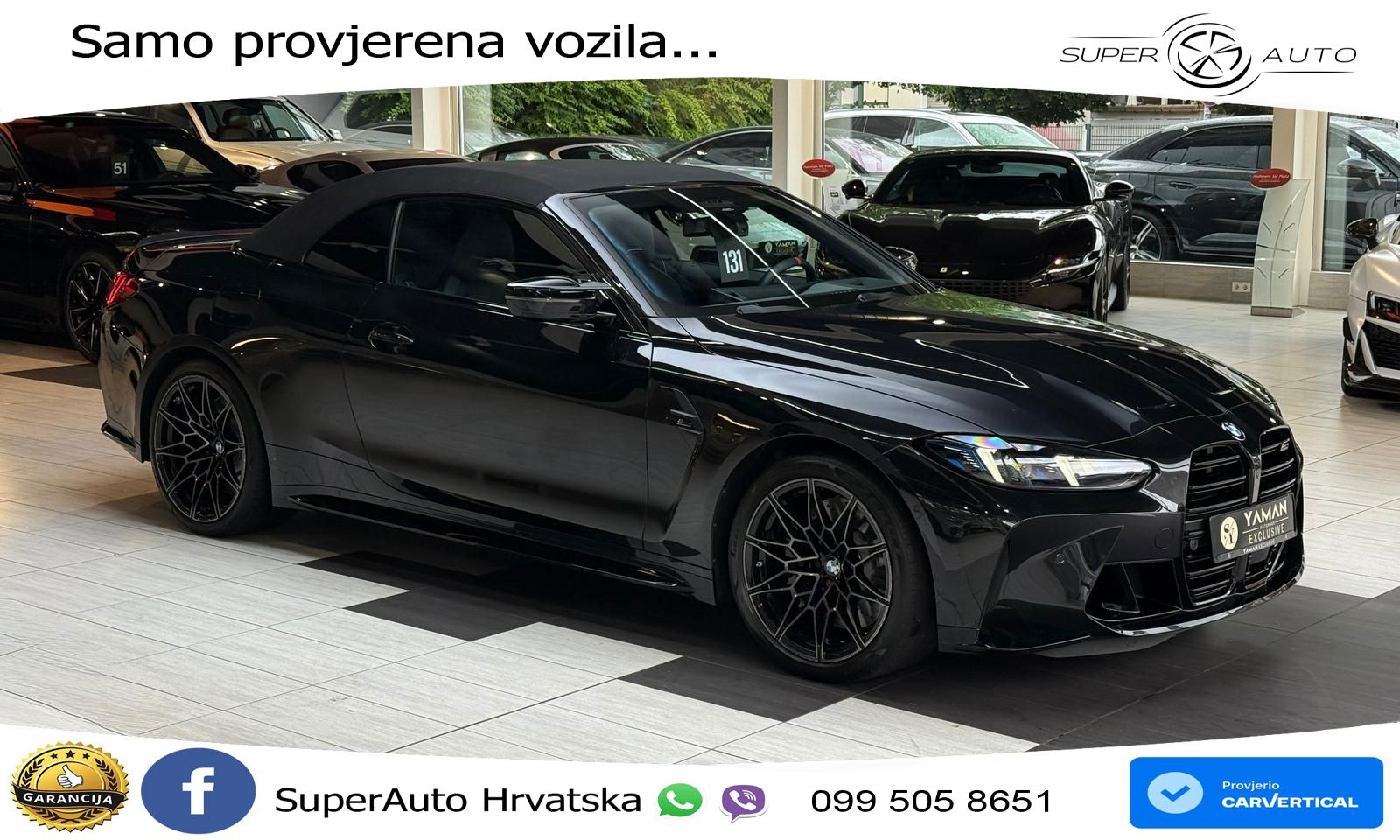 BMW M4 Convertible Competition 3.0 (530 KS) xDrive Steptronic LED+GR SJED+ACC
