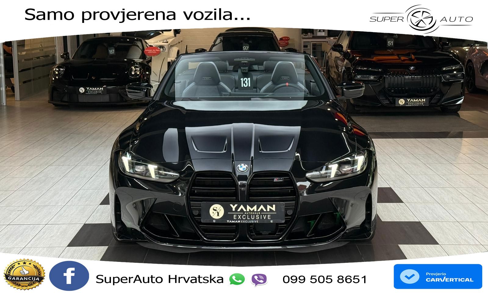 BMW M4 Convertible Competition 3.0 (530 KS) xDrive Steptronic LED+GR SJED+ACC