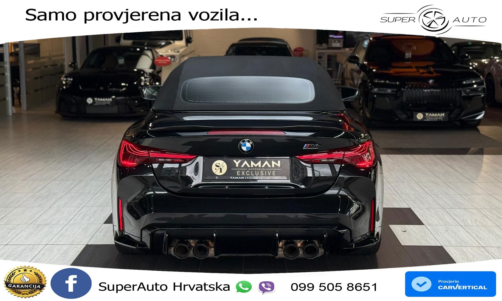 BMW M4 Convertible Competition 3.0 (530 KS) xDrive Steptronic LED+GR SJED+ACC