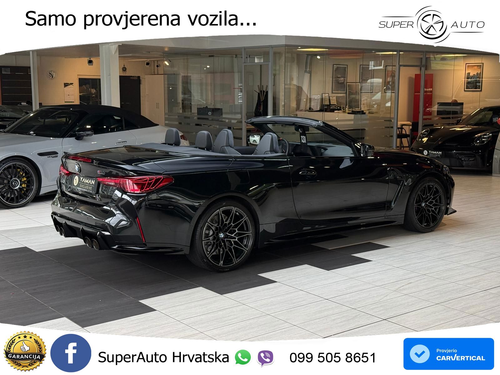 BMW M4 Convertible Competition 3.0 (530 KS) xDrive Steptronic LED+GR SJED+ACC