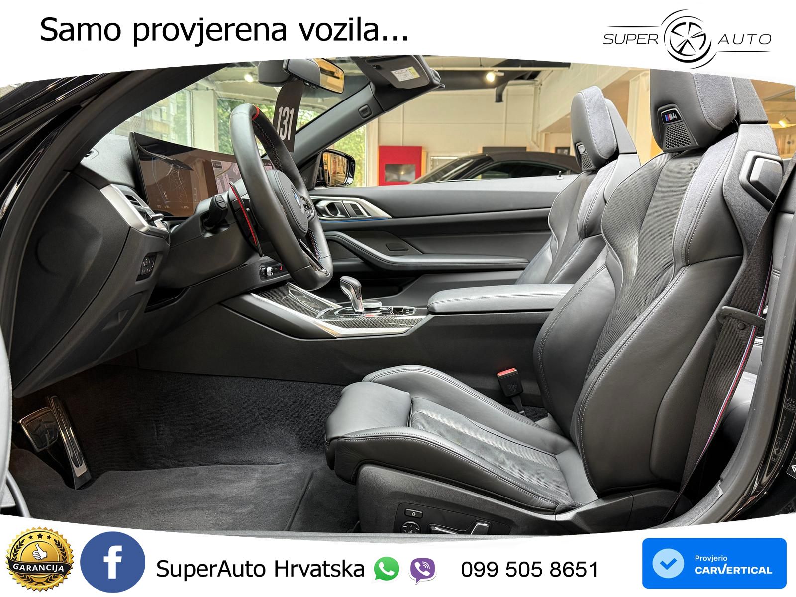 BMW M4 Convertible Competition 3.0 (530 KS) xDrive Steptronic LED+GR SJED+ACC