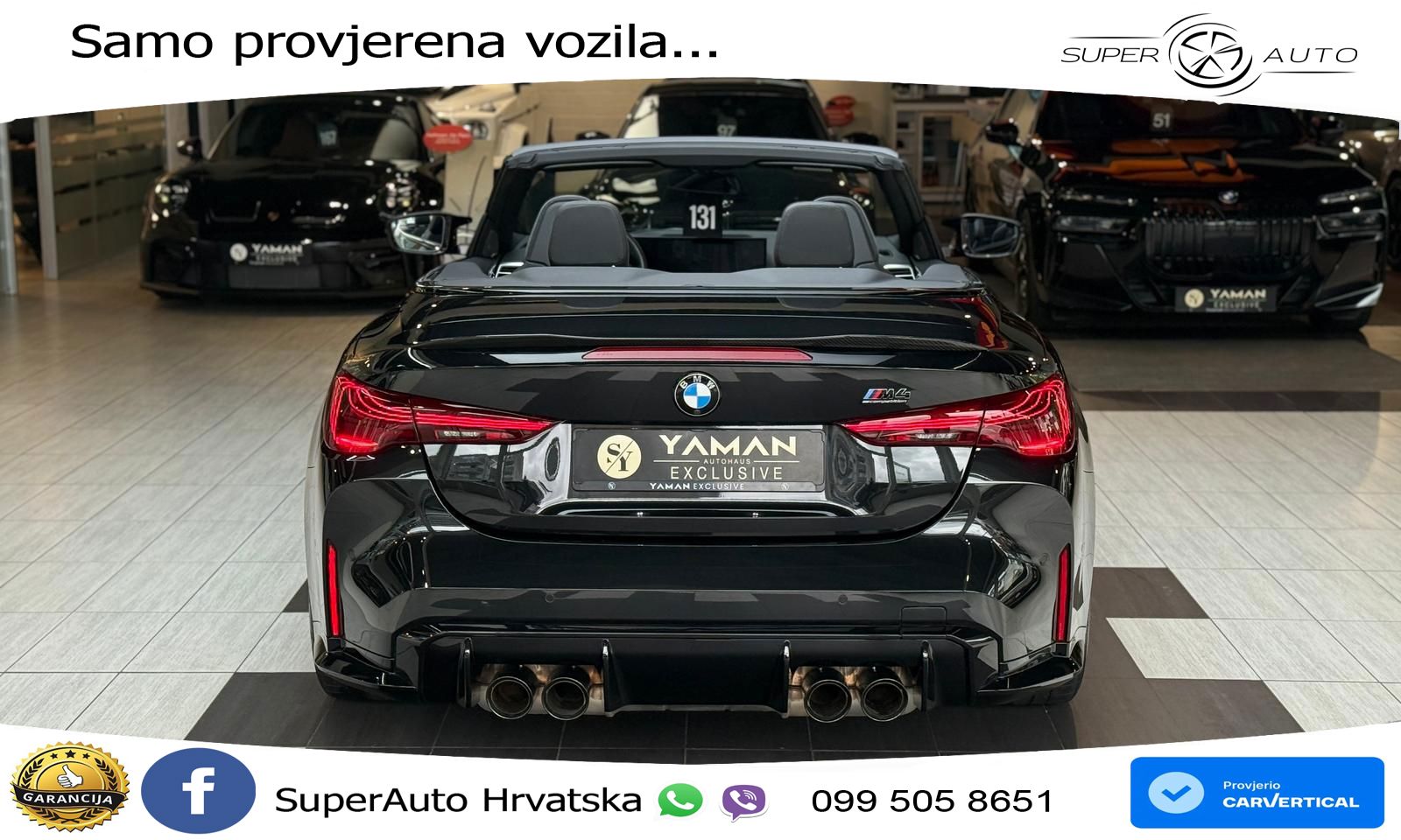 BMW M4 Convertible Competition 3.0 (530 KS) xDrive Steptronic LED+GR SJED+ACC