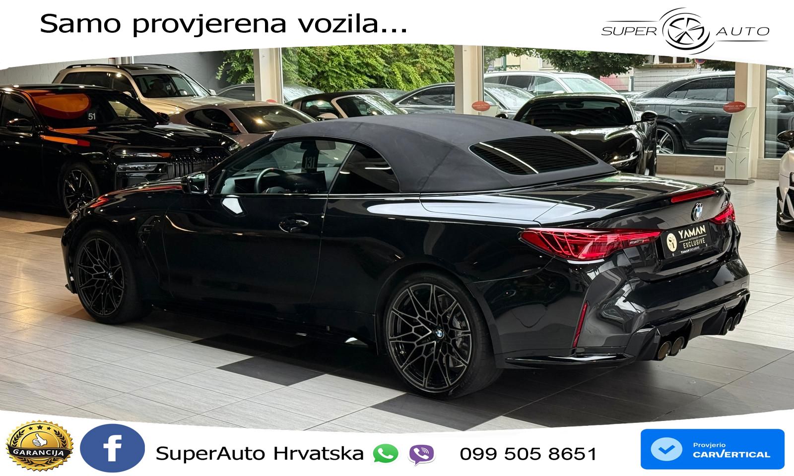 BMW M4 Convertible Competition 3.0 (530 KS) xDrive Steptronic LED+GR SJED+ACC