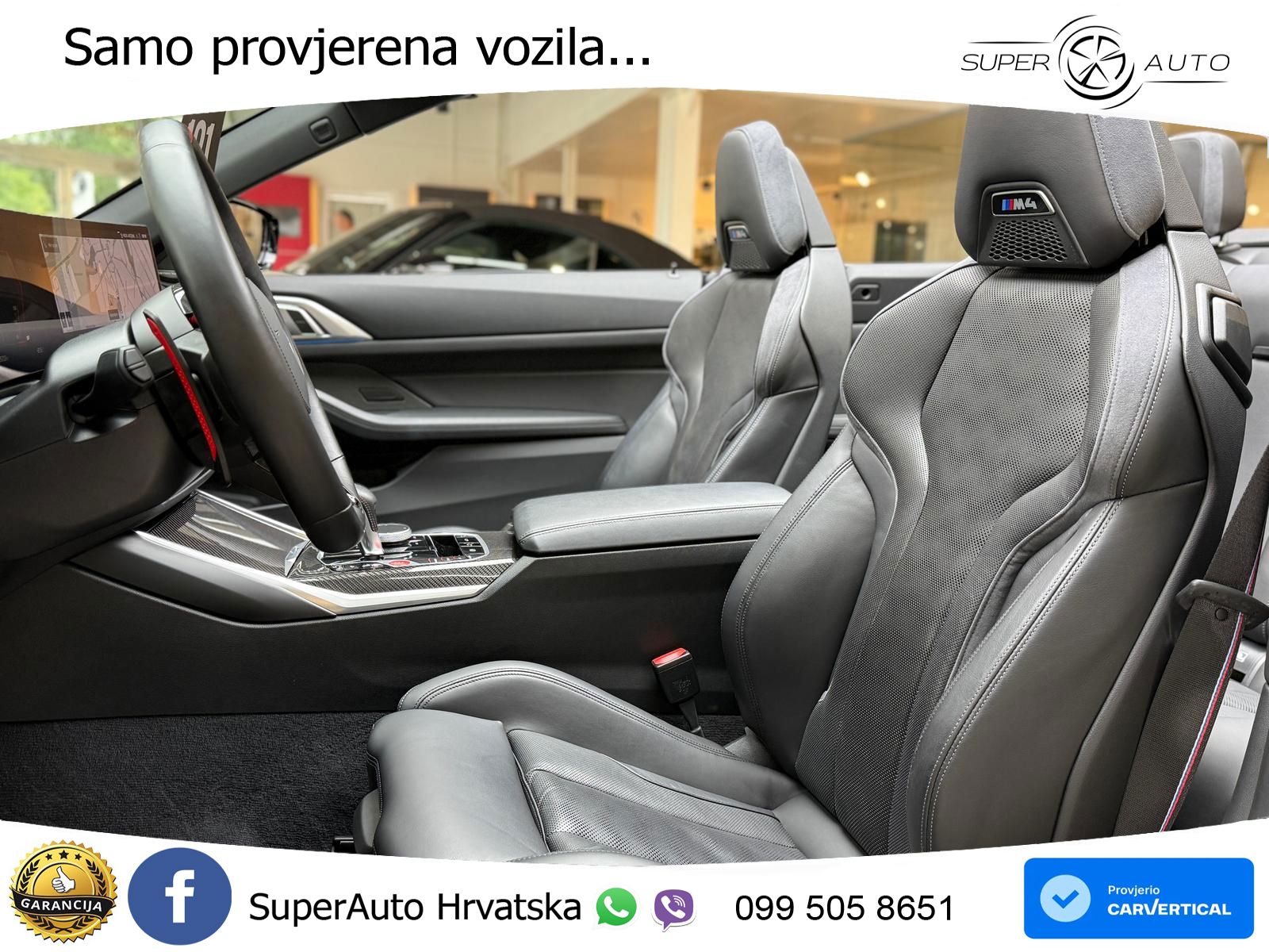 BMW M4 Convertible Competition 3.0 (530 KS) xDrive Steptronic LED+GR SJED+ACC