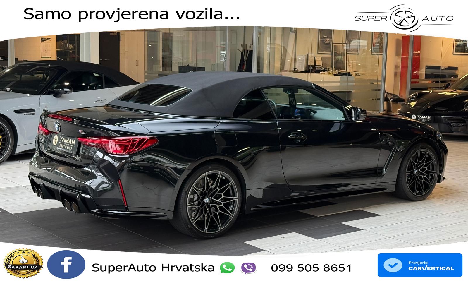 BMW M4 Convertible Competition 3.0 (530 KS) xDrive Steptronic LED+GR SJED+ACC