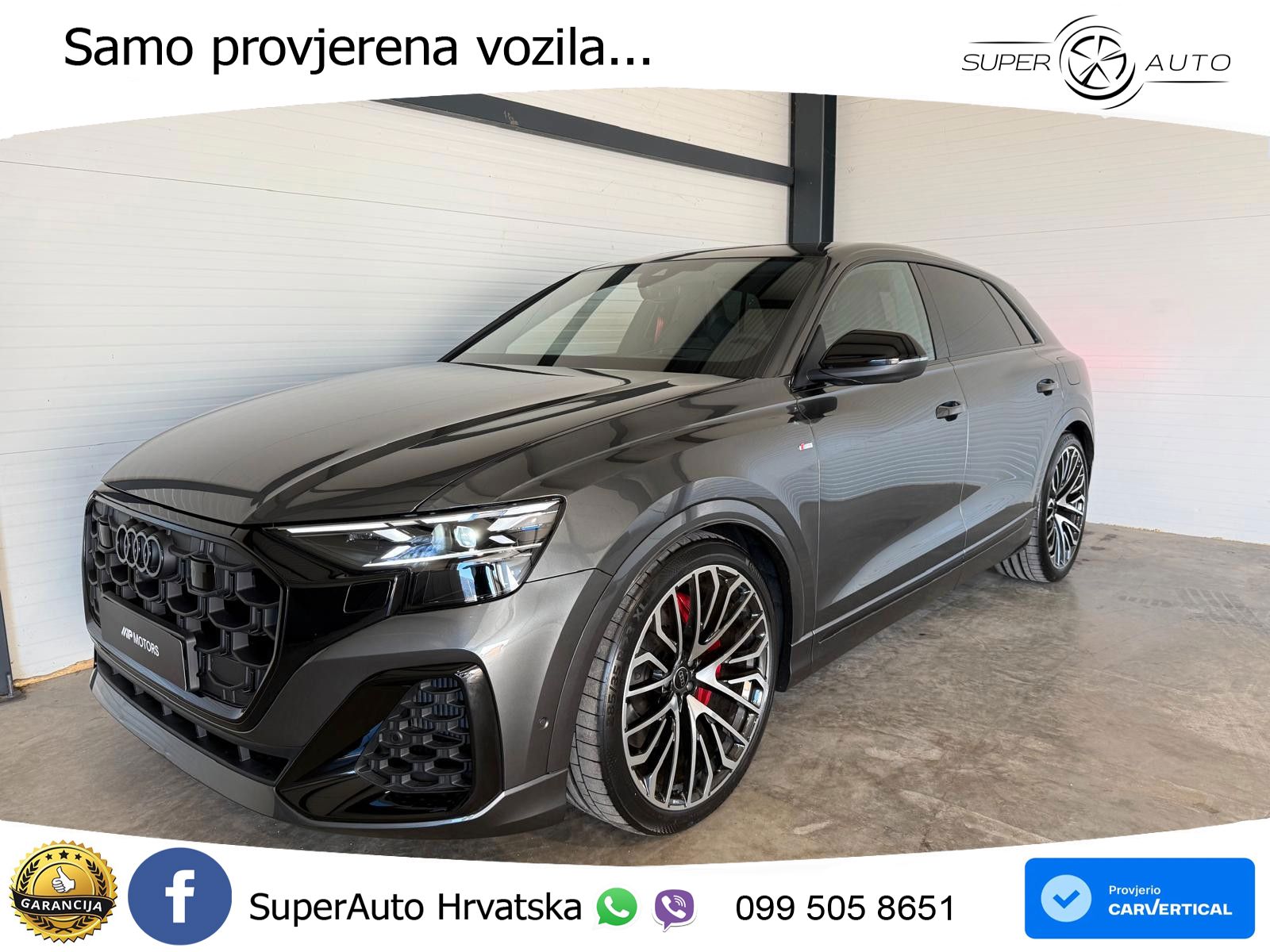 Audi Q8 60 TFSIe V6 (490 KS) quattro Tiptronic 489 KS LED+GR SJED+ACC