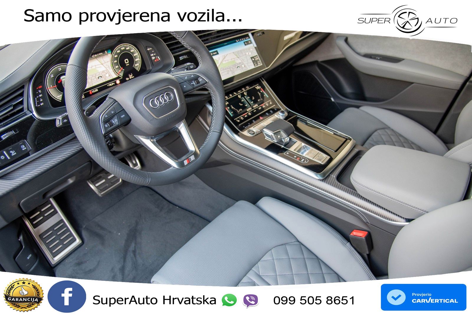 Audi Q8 50 TDI V6 (286 KS) quattro Tiptronic S line LED+GR SJED+ACC