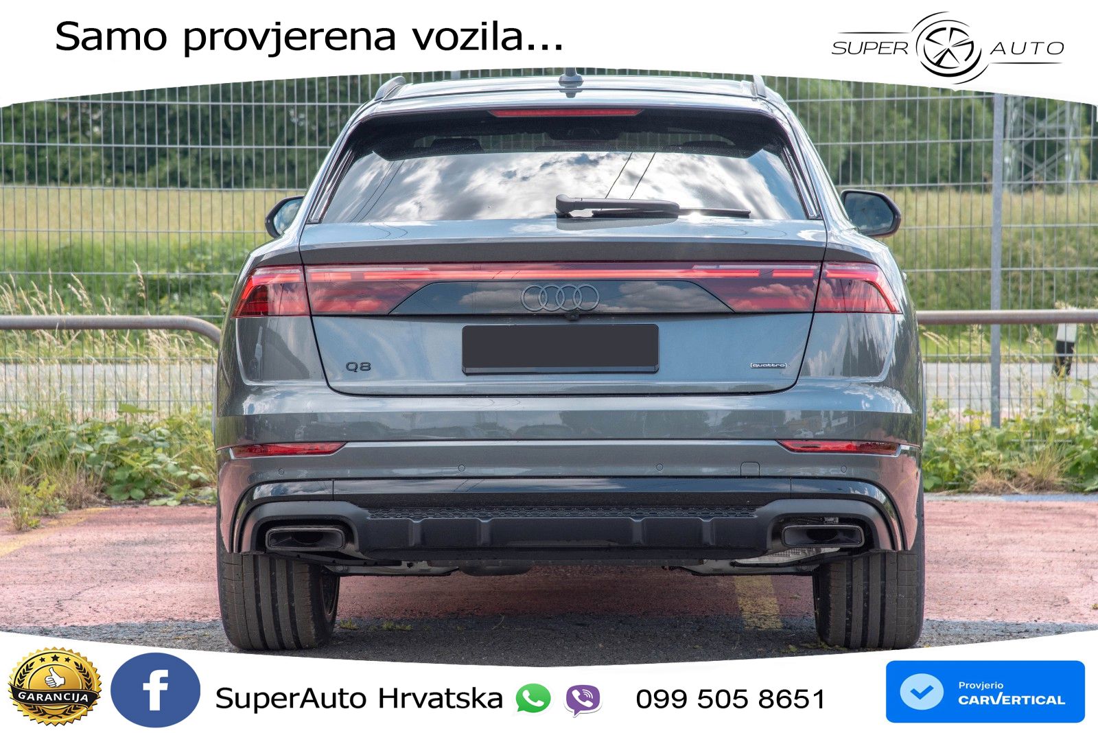 Audi Q8 50 TDI V6 (286 KS) quattro Tiptronic S line LED+GR SJED+ACC
