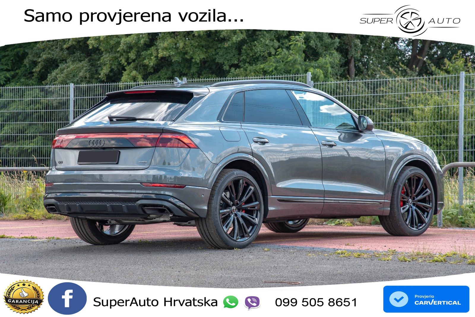 Audi Q8 50 TDI V6 (286 KS) quattro Tiptronic S line LED+GR SJED+ACC