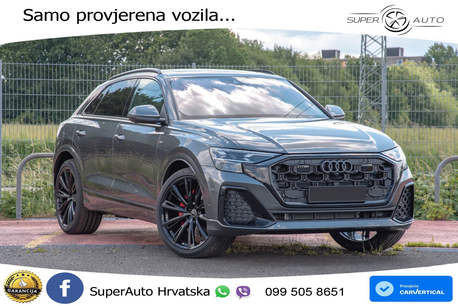 Audi Q8 50 TDI V6 (286 KS) quattro Tiptronic S line LED+GR SJED+ACC