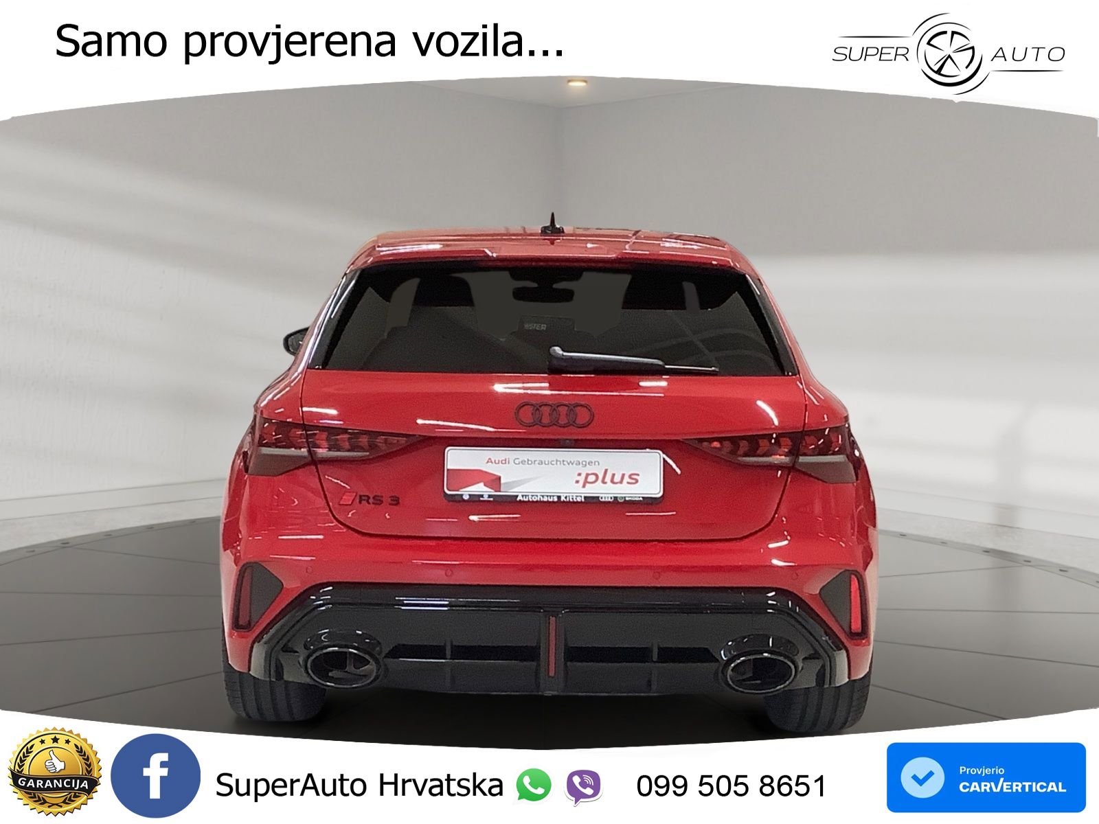 Audi RS3 Sportback 2.5 TFSI (400 KS) quattro S tronic LED+GR SJED+ACC