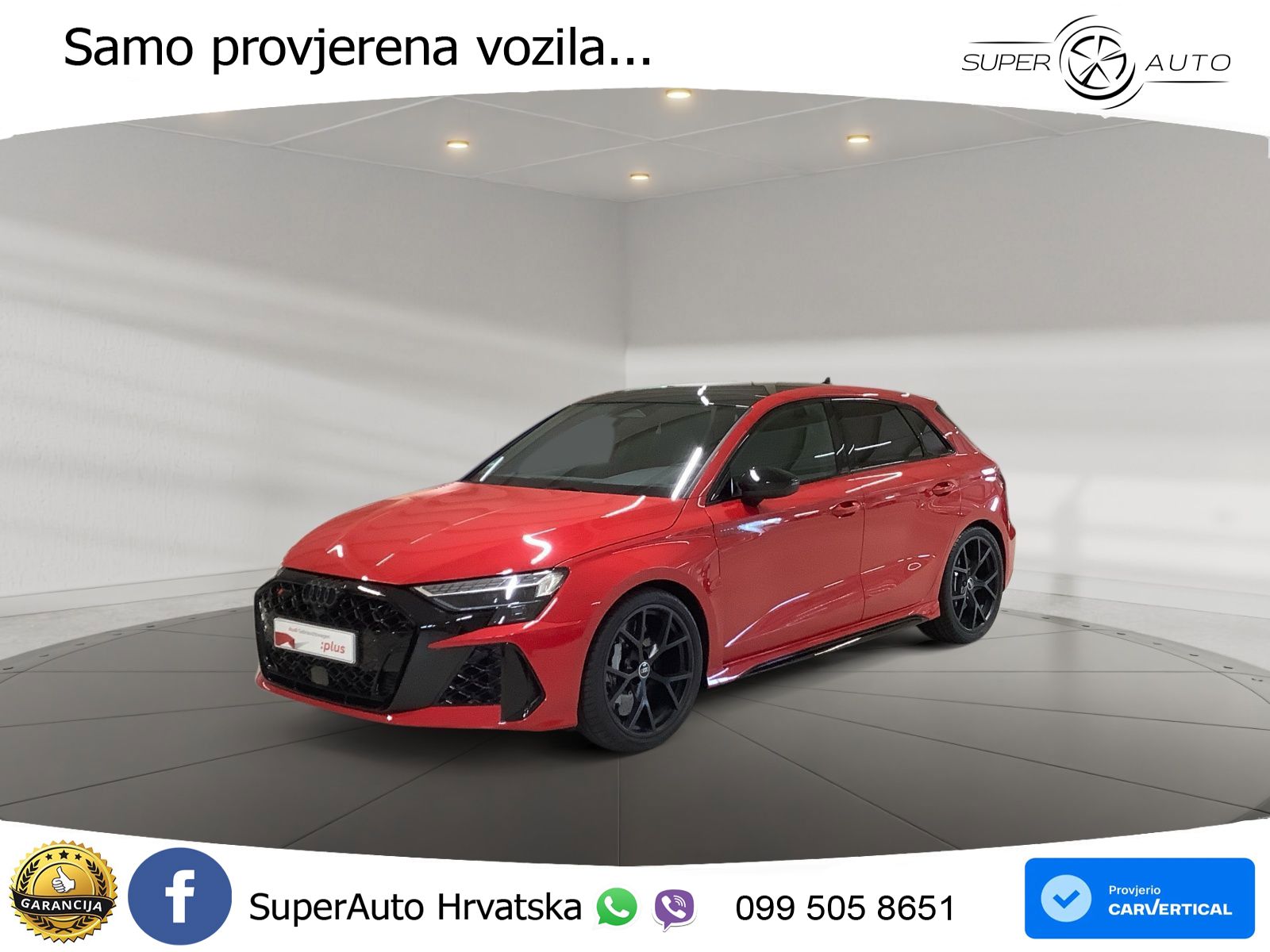 Audi RS3 Sportback 2.5 TFSI (400 KS) quattro S tronic LED+GR SJED+ACC