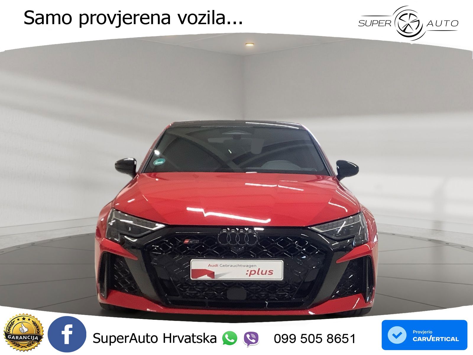 Audi RS3 Sportback 2.5 TFSI (400 KS) quattro S tronic LED+GR SJED+ACC
