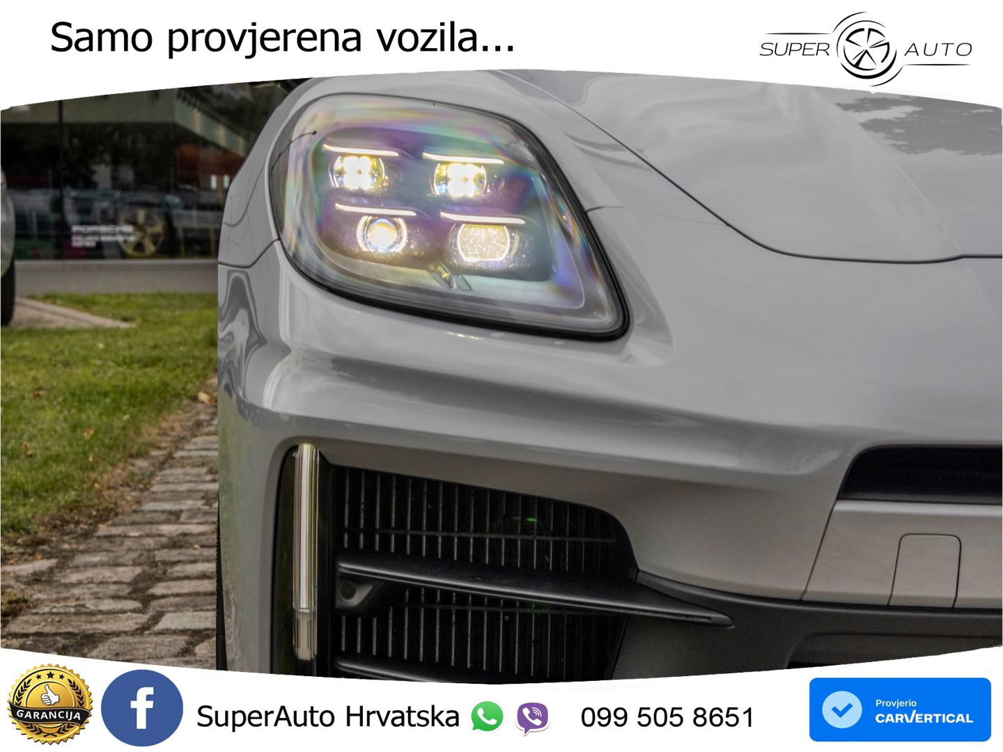 Porsche Panamera 4S 2.9 V6 (544 KS) E-Hybrid PDK ZRAČNI+ACC+GR SJED+KAM+PANO
