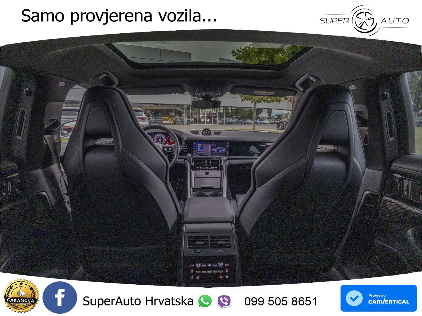Porsche Panamera 4S 2.9 V6 (544 KS) E-Hybrid PDK ZRAČNI+ACC+GR SJED+KAM+PANO