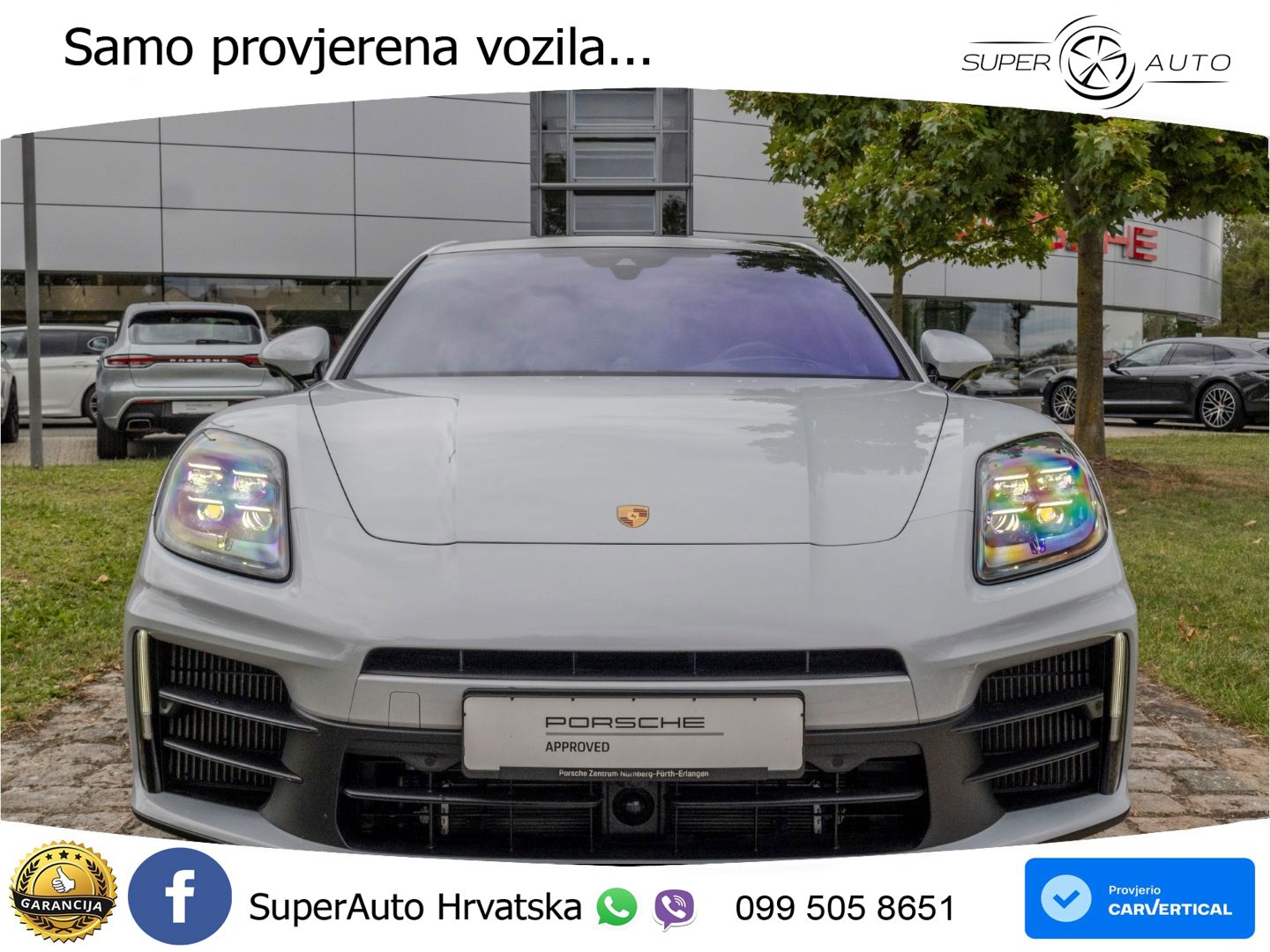 Porsche Panamera 4S 2.9 V6 (544 KS) E-Hybrid PDK ZRAČNI+ACC+GR SJED+KAM+PANO