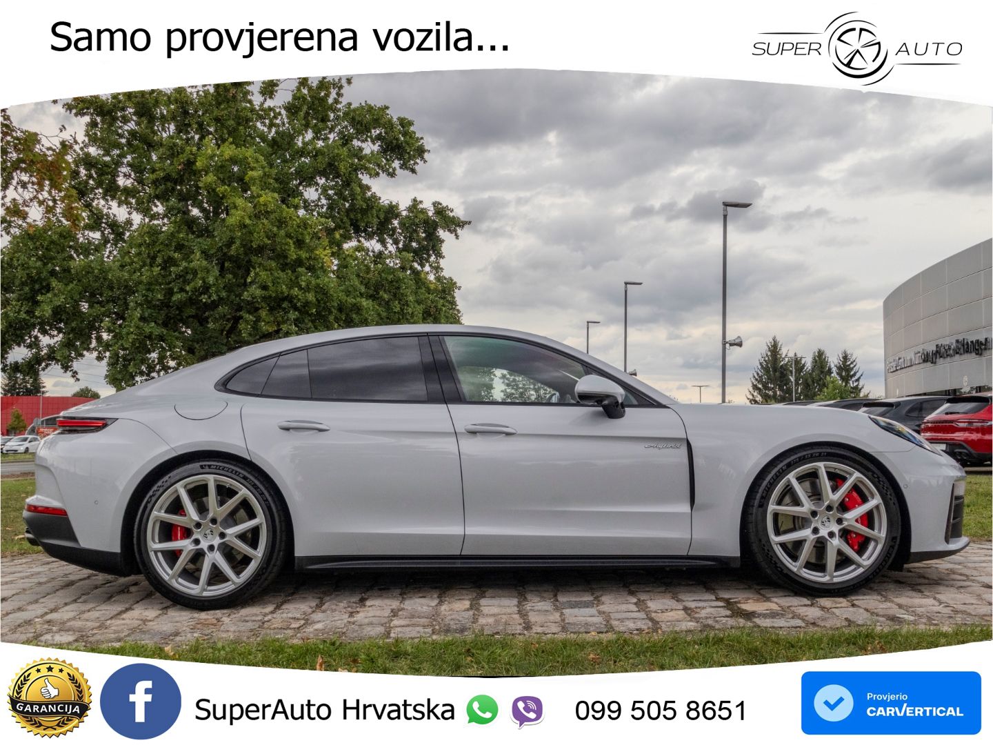 Porsche Panamera 4S 2.9 V6 (544 KS) E-Hybrid PDK ZRAČNI+ACC+GR SJED+KAM+PANO