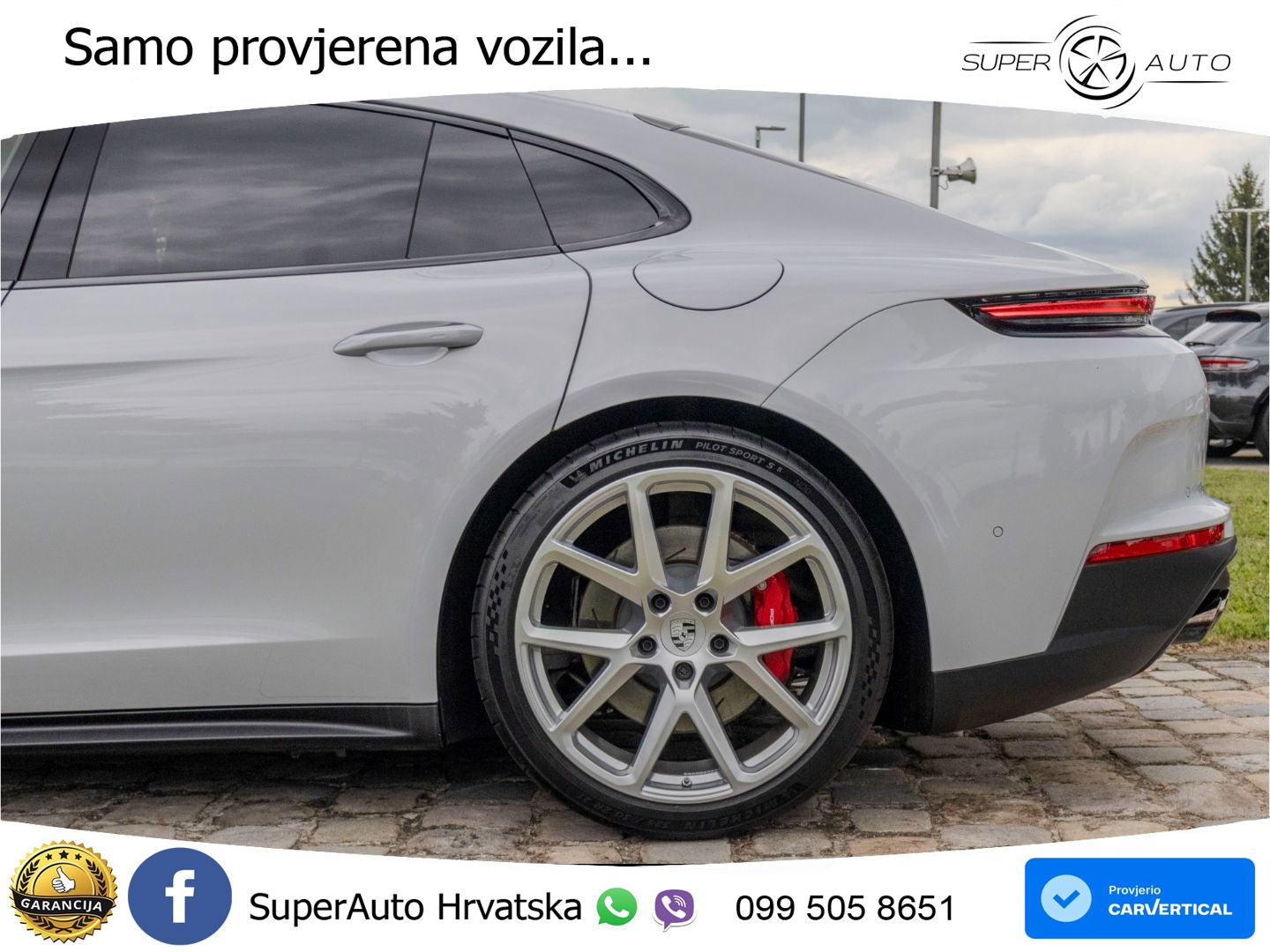 Porsche Panamera 4S 2.9 V6 (544 KS) E-Hybrid PDK ZRAČNI+ACC+GR SJED+KAM+PANO