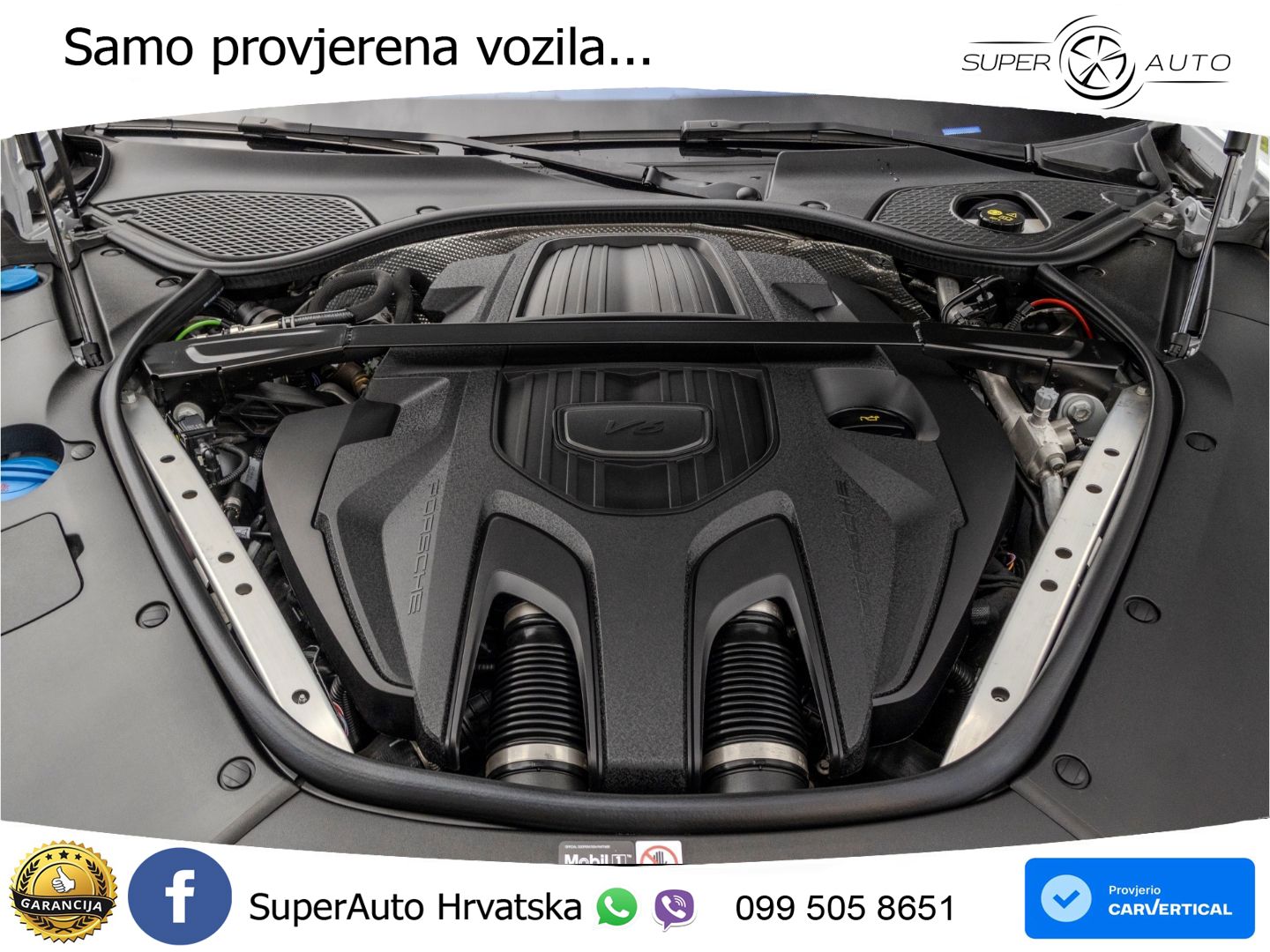 Porsche Panamera 4S 2.9 V6 (544 KS) E-Hybrid PDK ZRAČNI+ACC+GR SJED+KAM+PANO