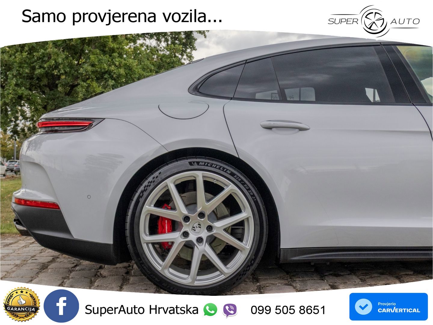 Porsche Panamera 4S 2.9 V6 (544 KS) E-Hybrid PDK ZRAČNI+ACC+GR SJED+KAM+PANO