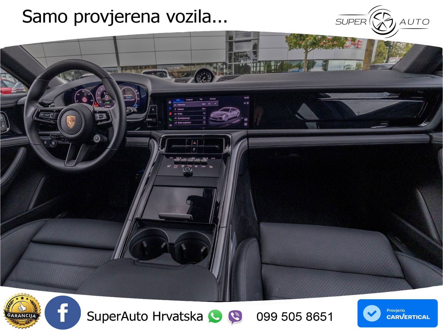 Porsche Panamera 4S 2.9 V6 (544 KS) E-Hybrid PDK ZRAČNI+ACC+GR SJED+KAM+PANO