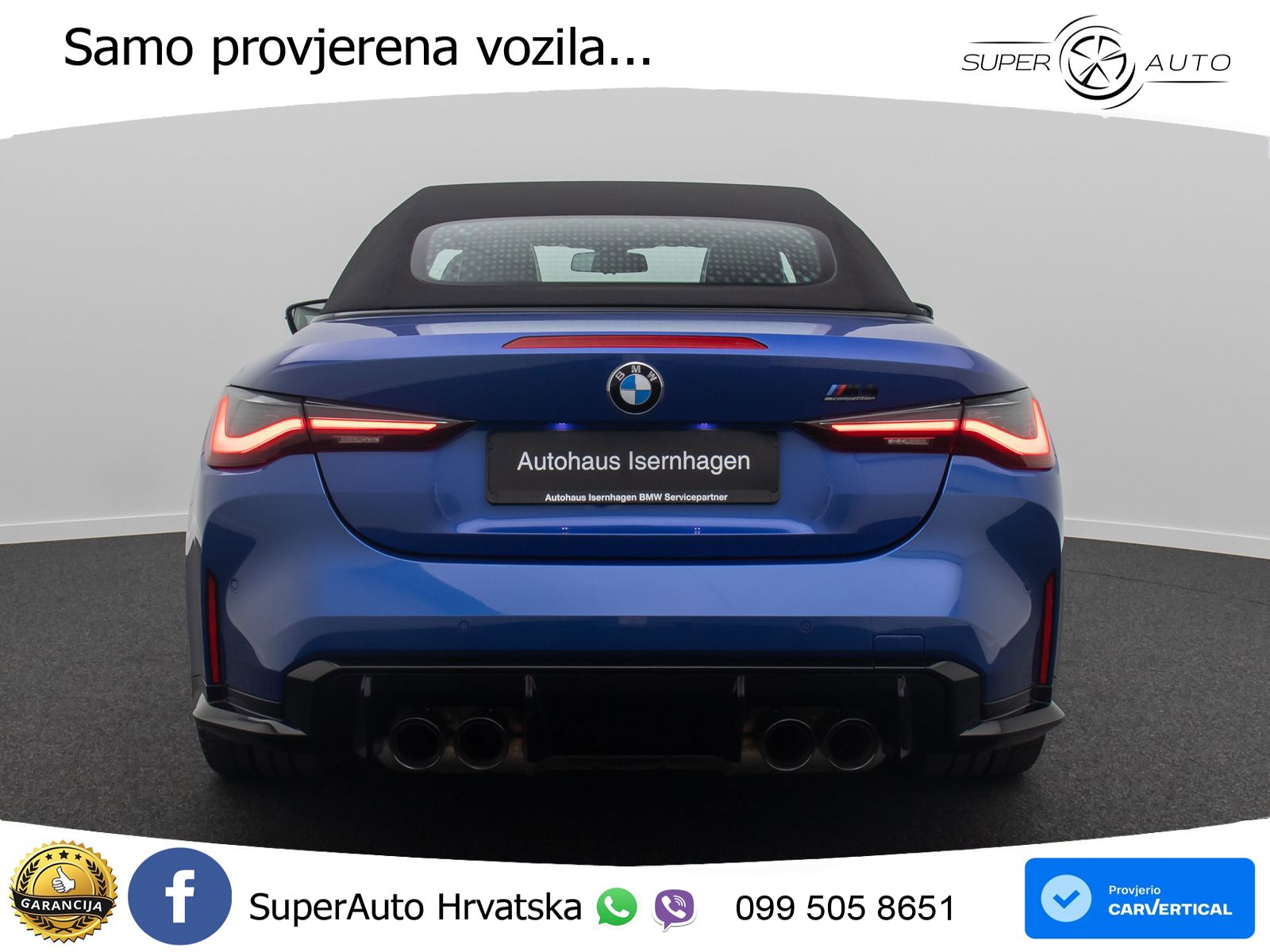 BMW M4 Convertible Competition 3.0 (510 KS) xDrive Steptronic