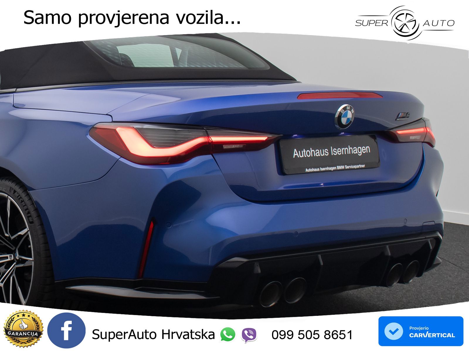 BMW M4 Convertible Competition 3.0 (510 KS) xDrive Steptronic