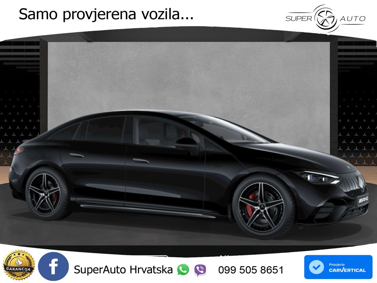 Mercedes EQE AMG 53 100 kWh (625 KS) 4MATIC+ ZRAČNI+ACC+GR SJED+KAM