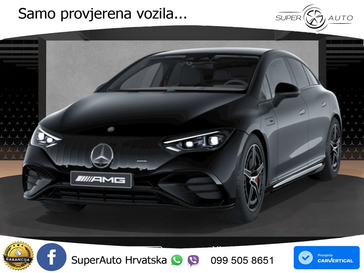 Mercedes EQE AMG 53 100 kWh (625 KS) 4MATIC+ ZRAČNI+ACC+GR SJED+KAM