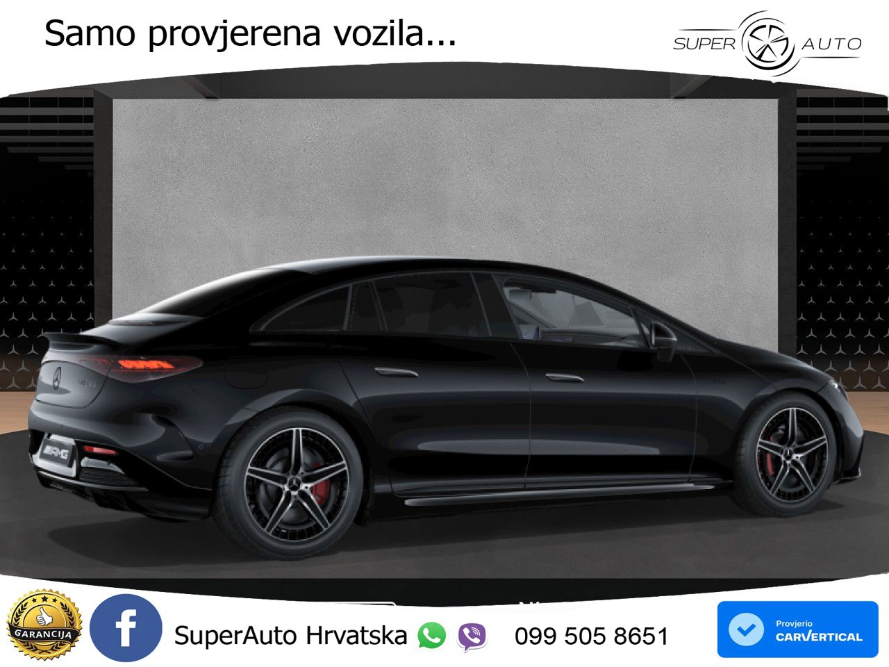 Mercedes EQE AMG 53 100 kWh (625 KS) 4MATIC+ ZRAČNI+ACC+GR SJED+KAM