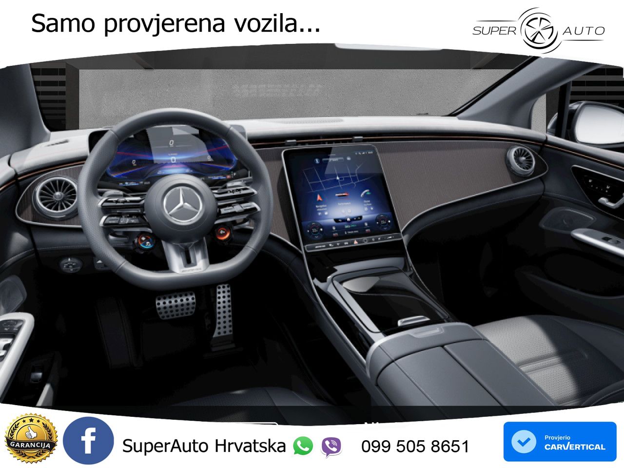 Mercedes EQE AMG 53 100 kWh (625 KS) 4MATIC+ ZRAČNI+ACC+GR SJED+KAM