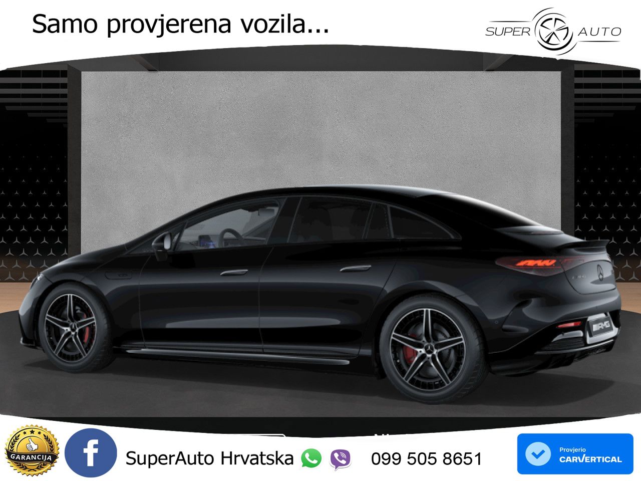 Mercedes EQE AMG 53 100 kWh (625 KS) 4MATIC+ ZRAČNI+ACC+GR SJED+KAM