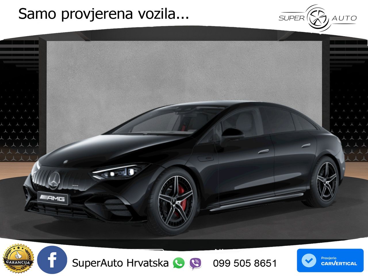 Mercedes EQE AMG 53 100 kWh (625 KS) 4MATIC+ ZRAČNI+ACC+GR SJED+KAM