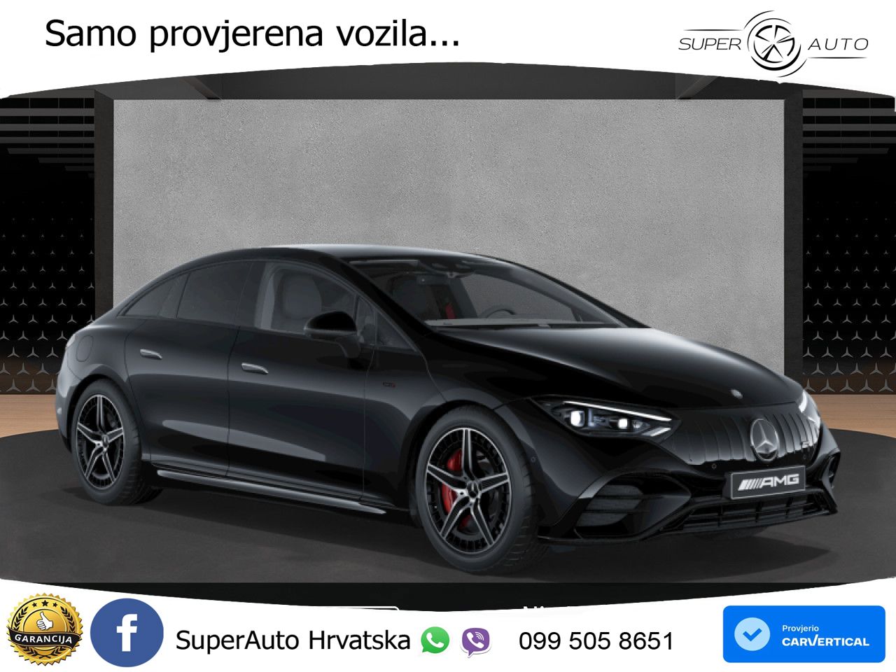 Mercedes EQE AMG 53 100 kWh (625 KS) 4MATIC+ ZRAČNI+ACC+GR SJED+KAM