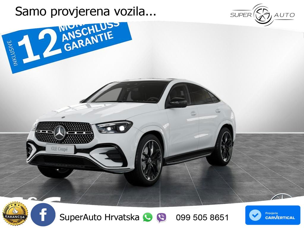 Mercedes GLE Coupe 450d (367 KS) EQ Boost 4MATIC 9G-TRONIC AMG LED+GR SJED+ACC