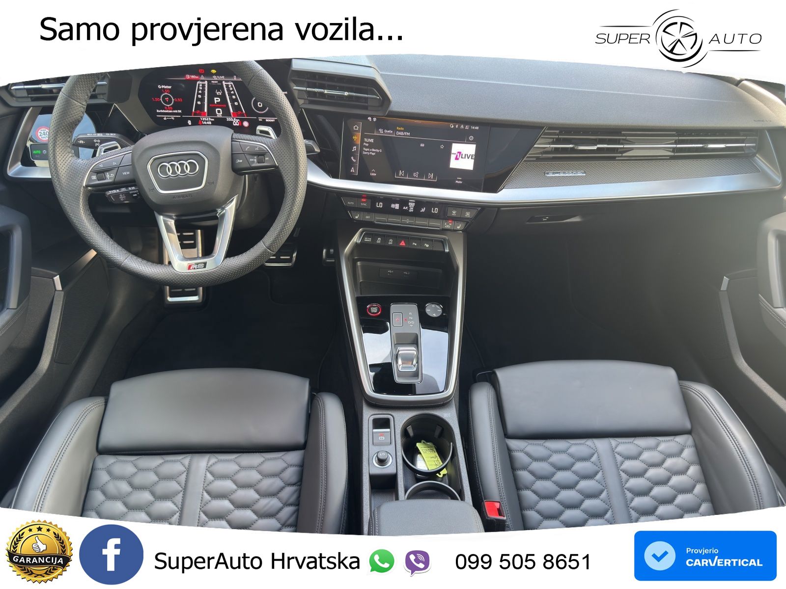 Audi RS3 Sportback 2.5 TFSI (400 KS) quattro S tronic LED+GR SJED+ACC