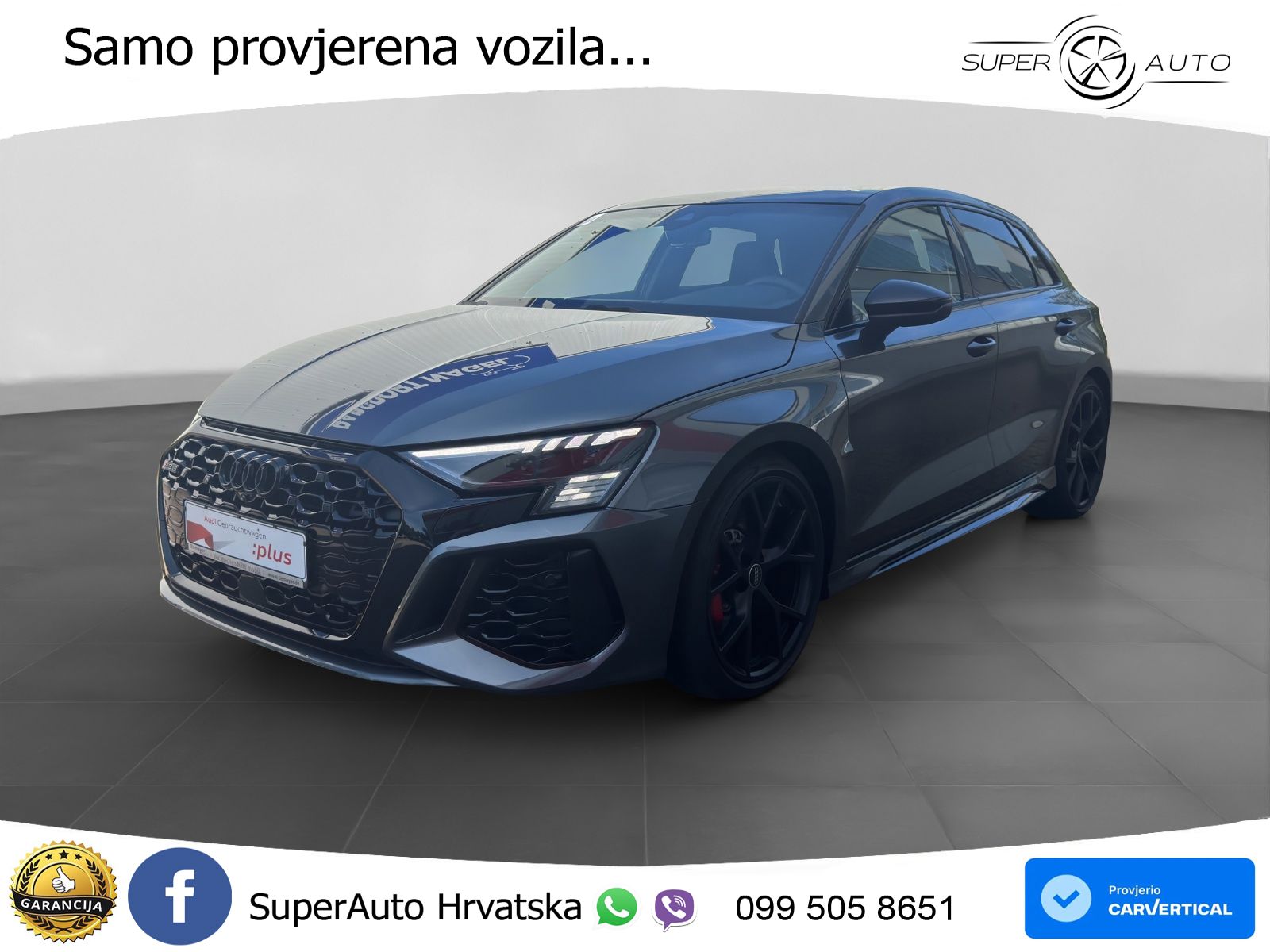 Audi RS3 Sportback 2.5 TFSI (400 KS) quattro S tronic LED+GR SJED+ACC