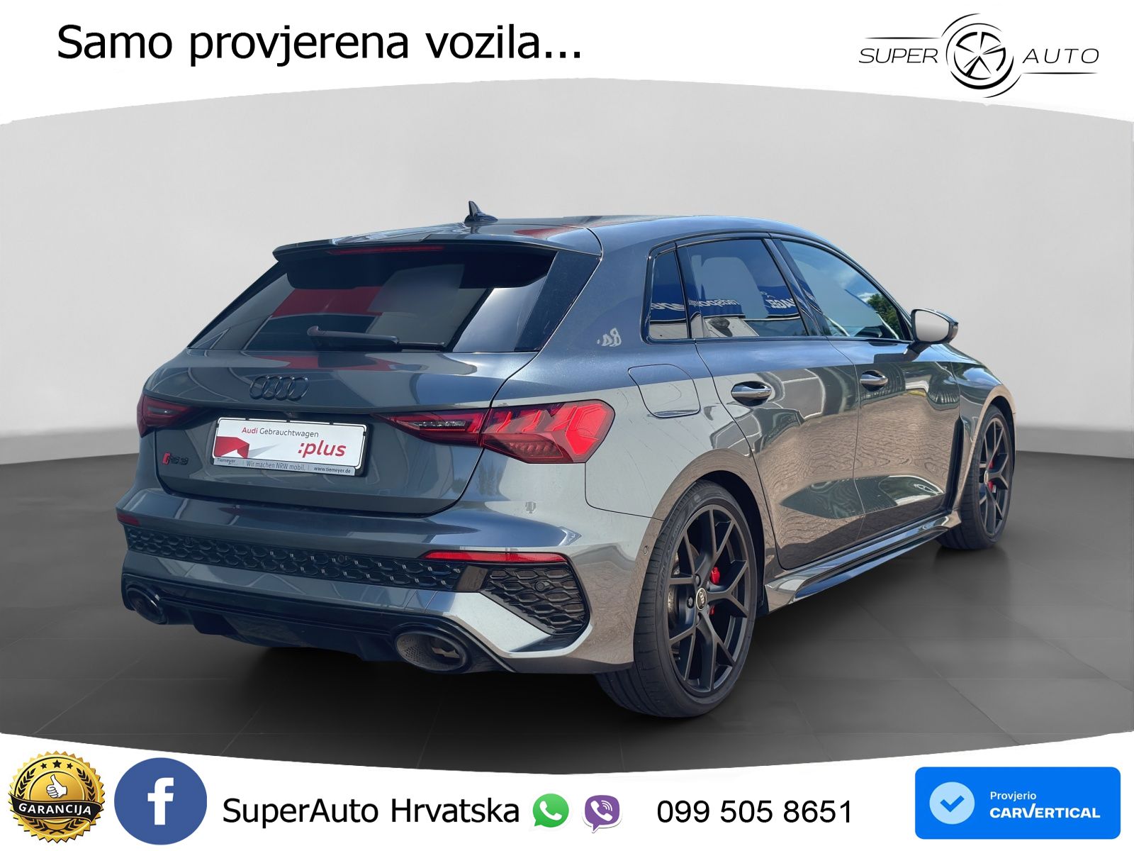 Audi RS3 Sportback 2.5 TFSI (400 KS) quattro S tronic LED+GR SJED+ACC
