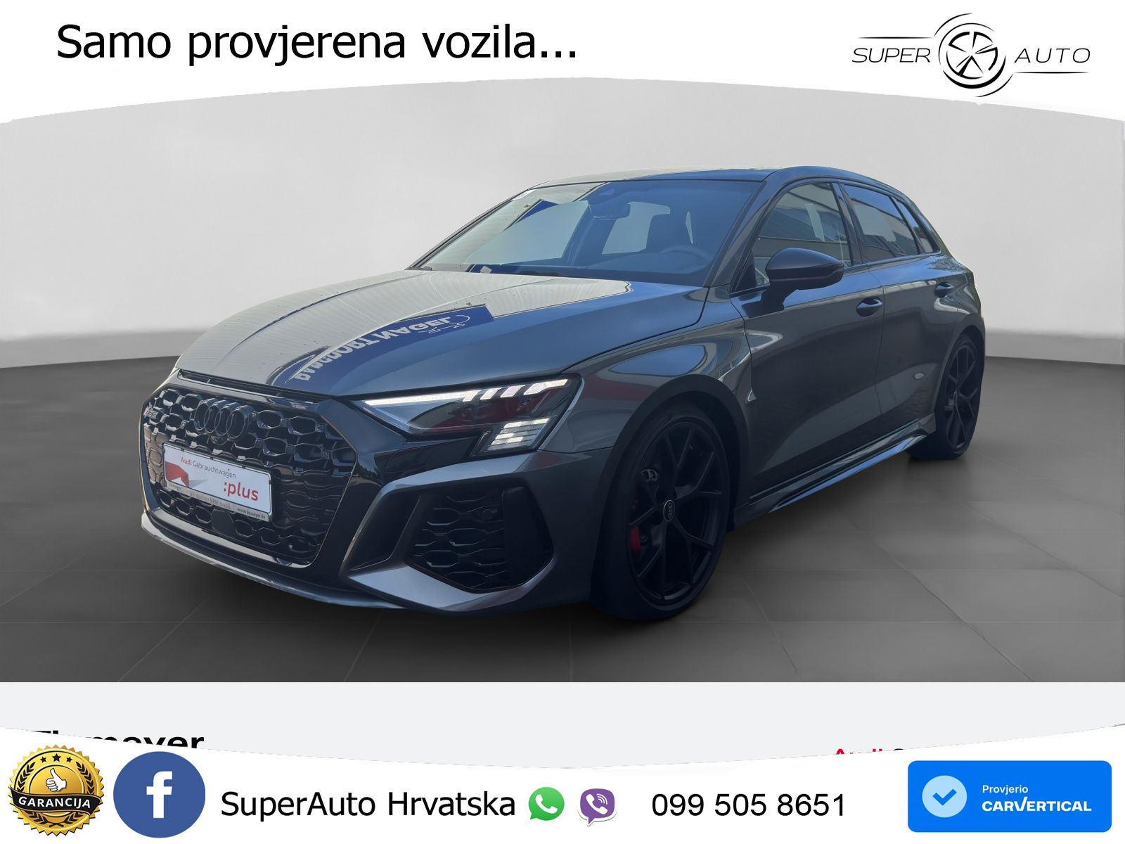 Audi RS3 Sportback 2.5 TFSI (400 KS) quattro S tronic LED+GR SJED+ACC
