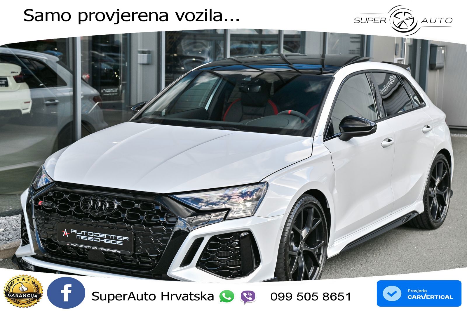 Audi RS3 Sedan 2.5 TFSI (400 KS) quattro S tronic LED+GR SJED+ACC