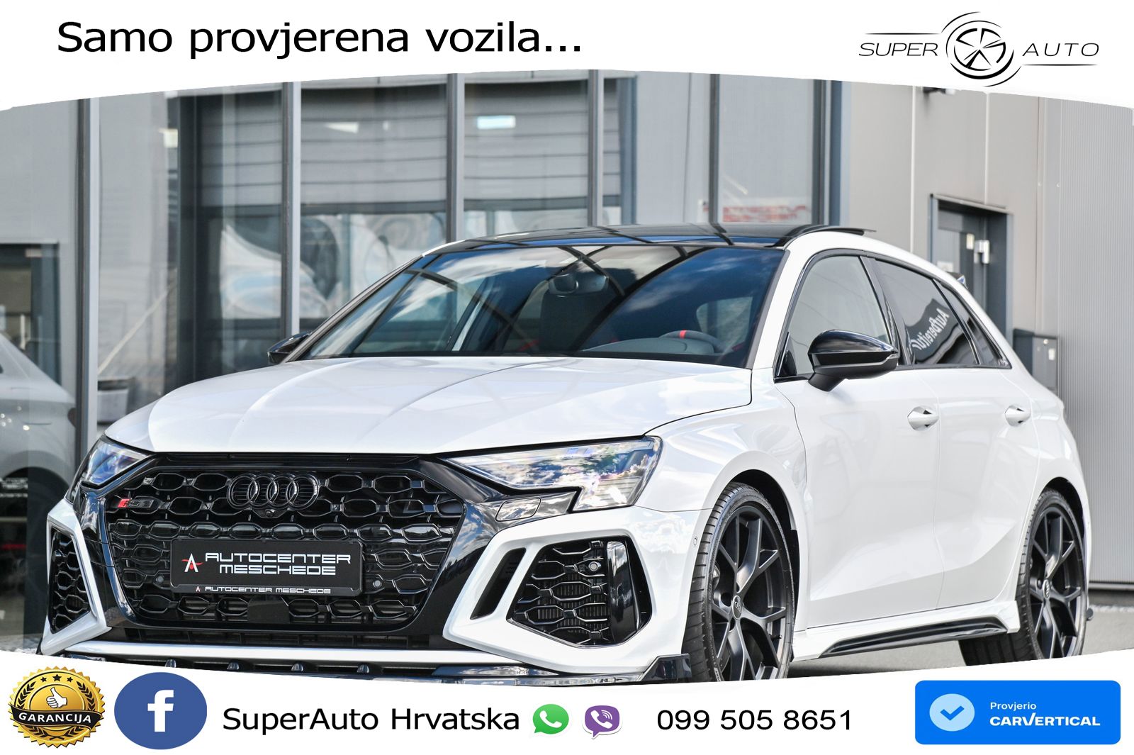 Audi RS3 Sedan 2.5 TFSI (400 KS) quattro S tronic LED+GR SJED+ACC