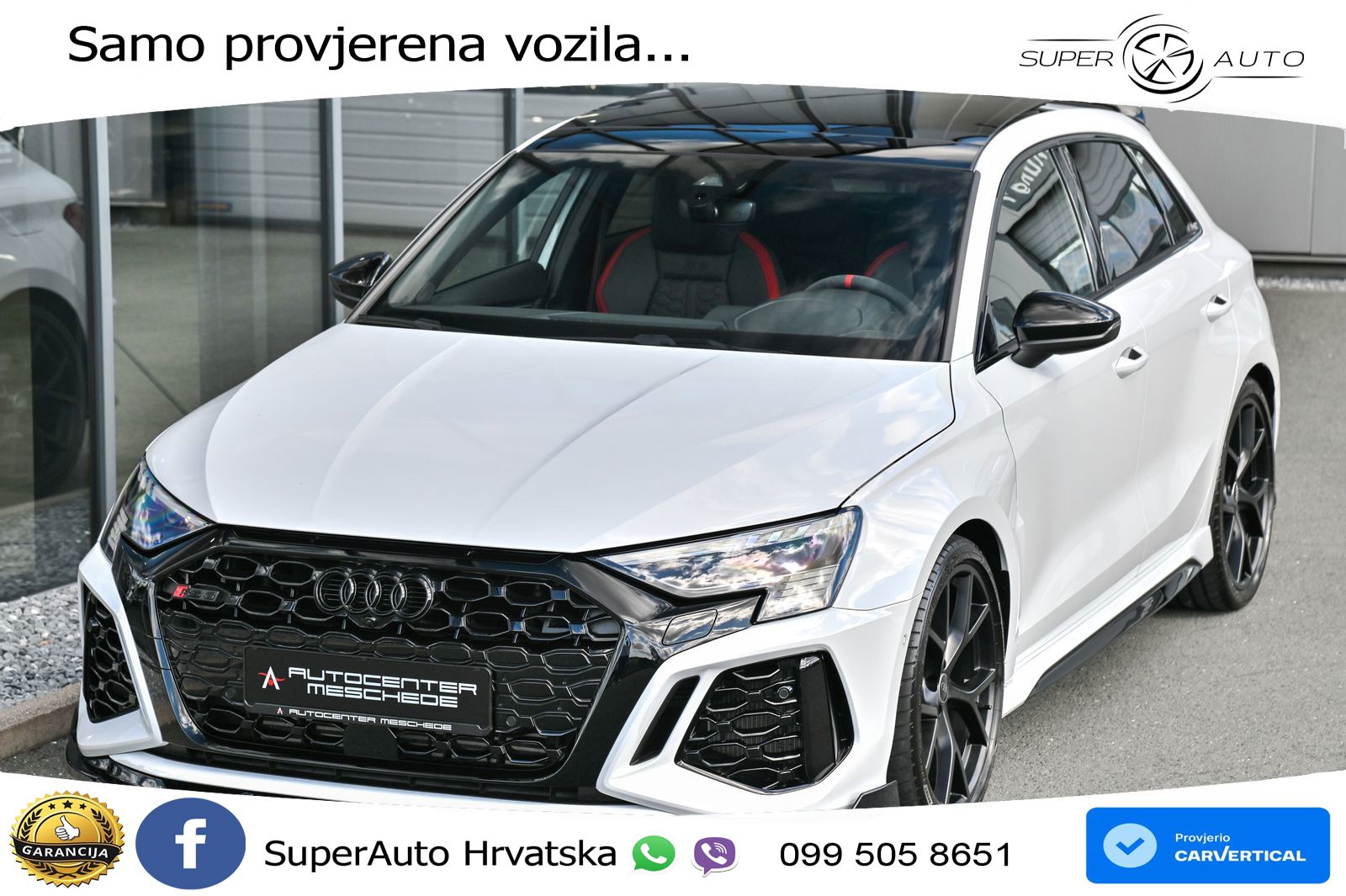 Audi RS3 Sedan 2.5 TFSI (400 KS) quattro S tronic LED+GR SJED+ACC