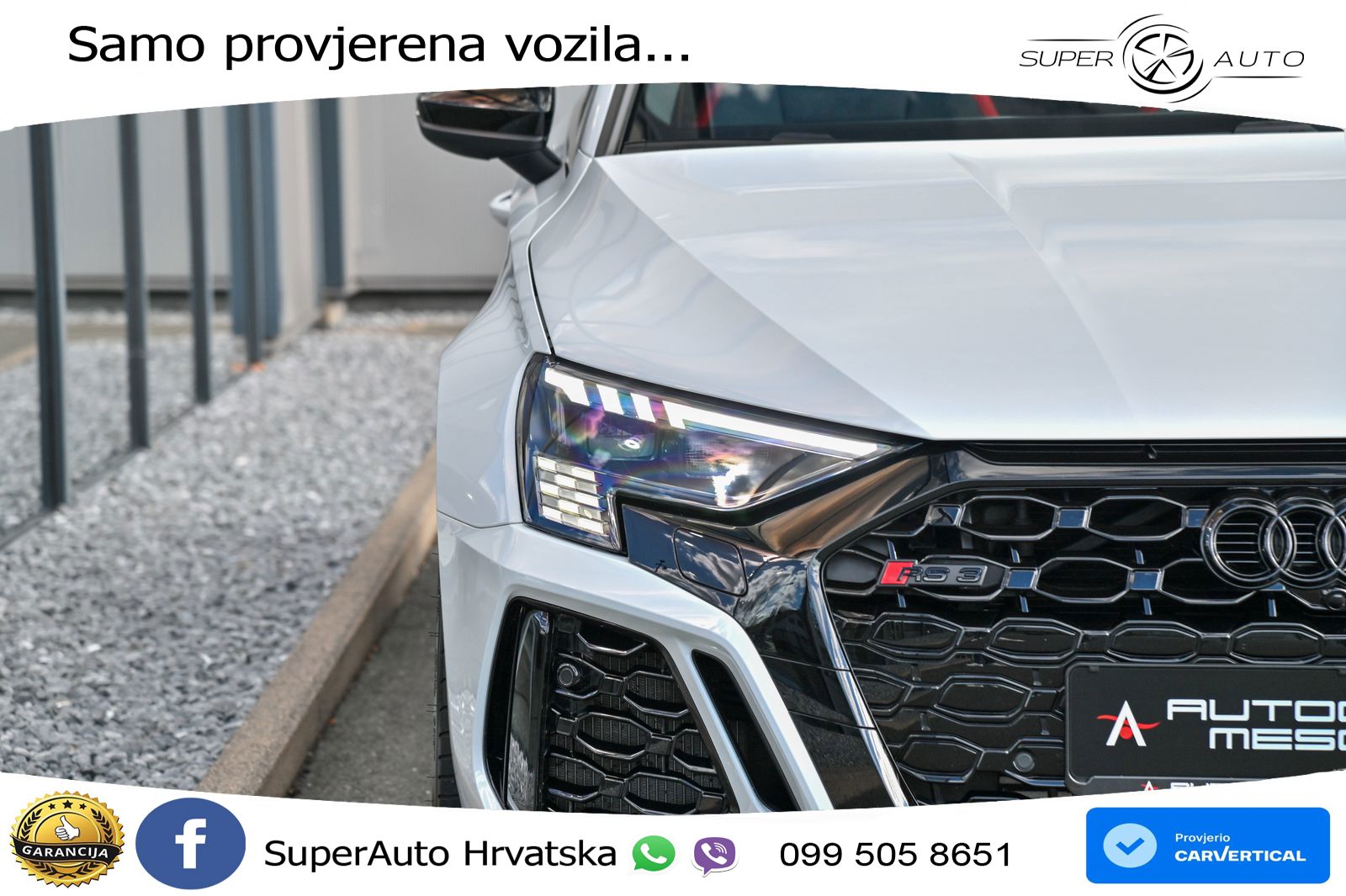 Audi RS3 Sedan 2.5 TFSI (400 KS) quattro S tronic LED+GR SJED+ACC