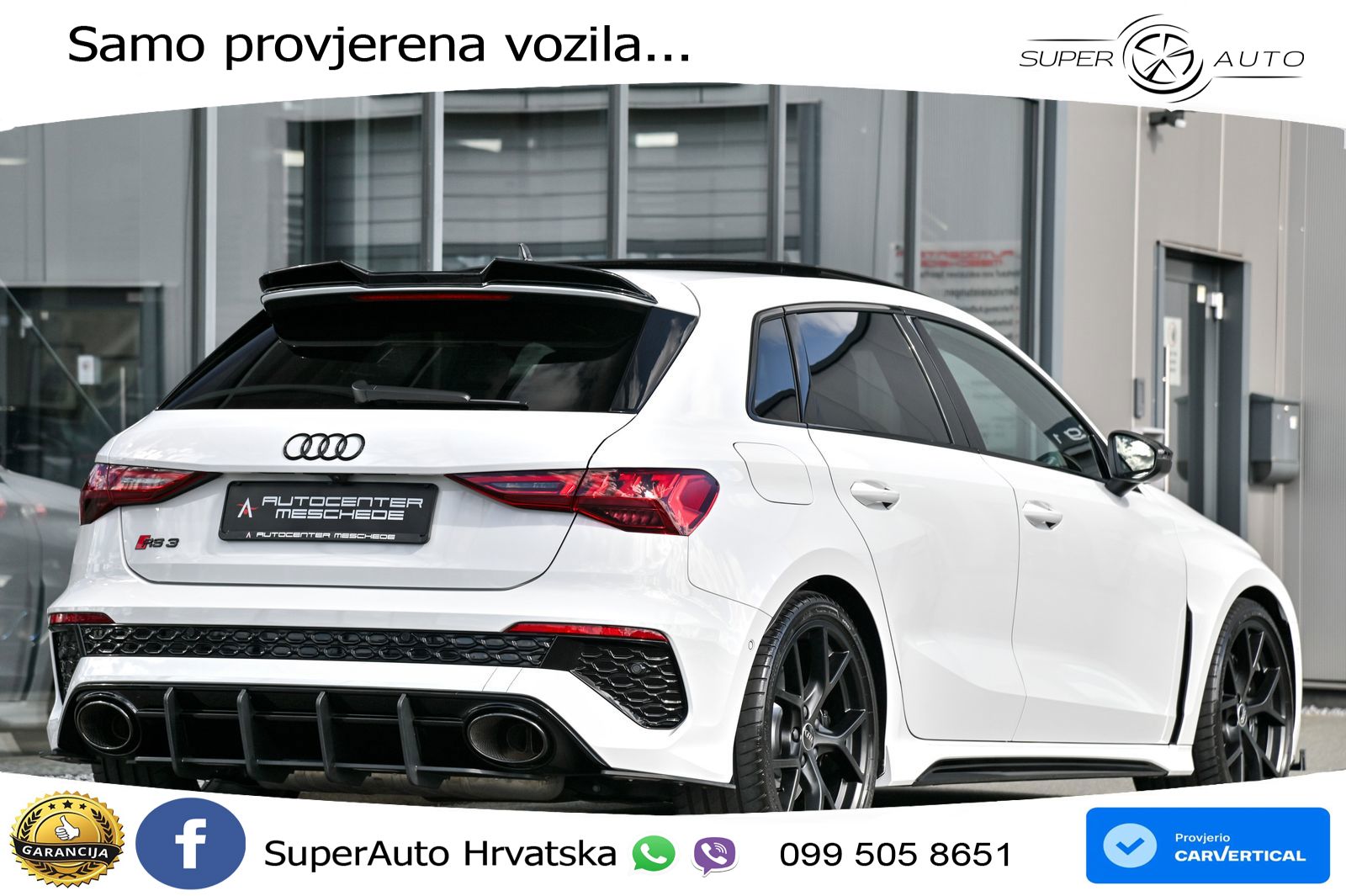 Audi RS3 Sedan 2.5 TFSI (400 KS) quattro S tronic LED+GR SJED+ACC