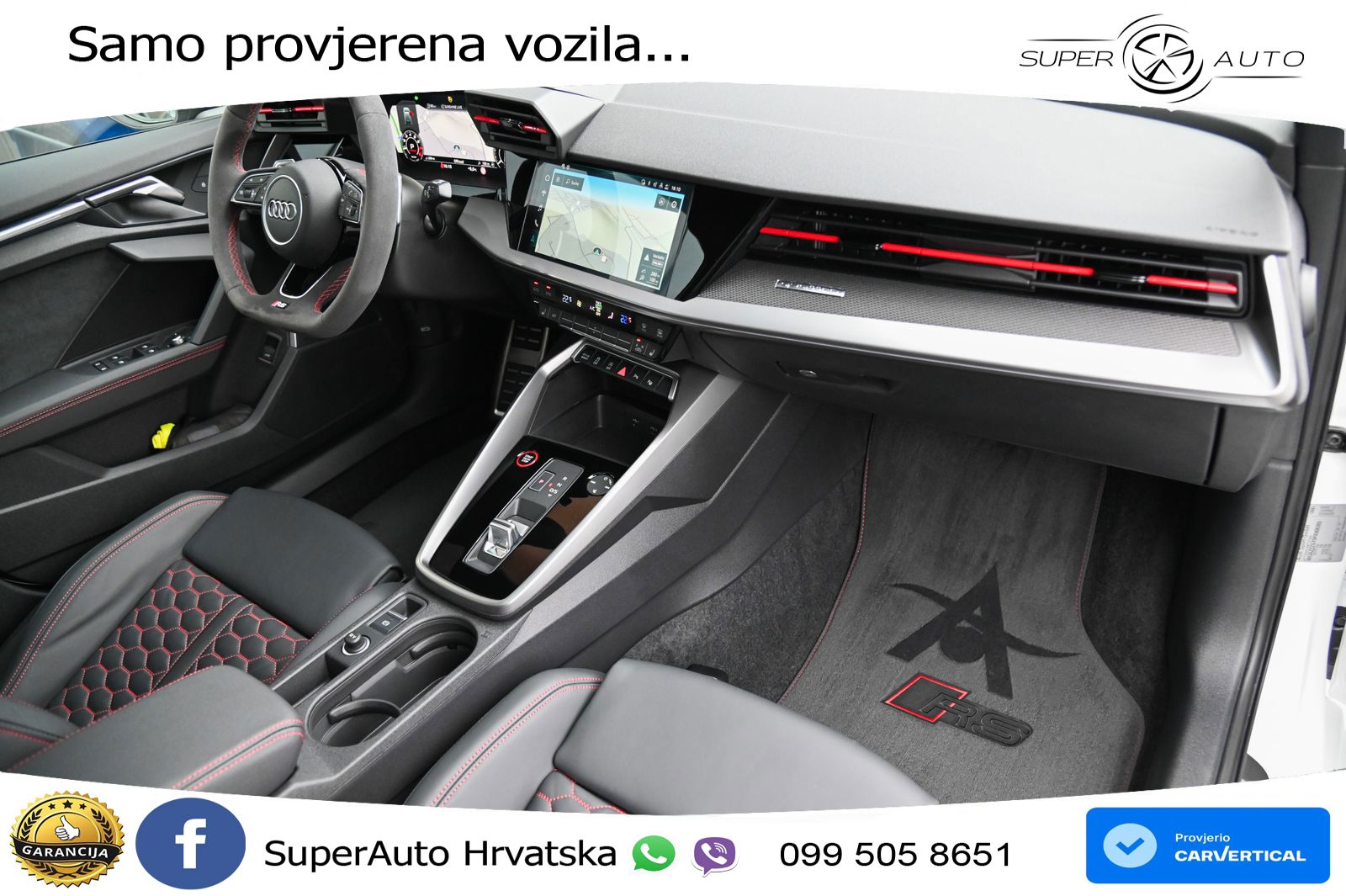 Audi RS3 Sedan 2.5 TFSI (400 KS) quattro S tronic LED+GR SJED+ACC