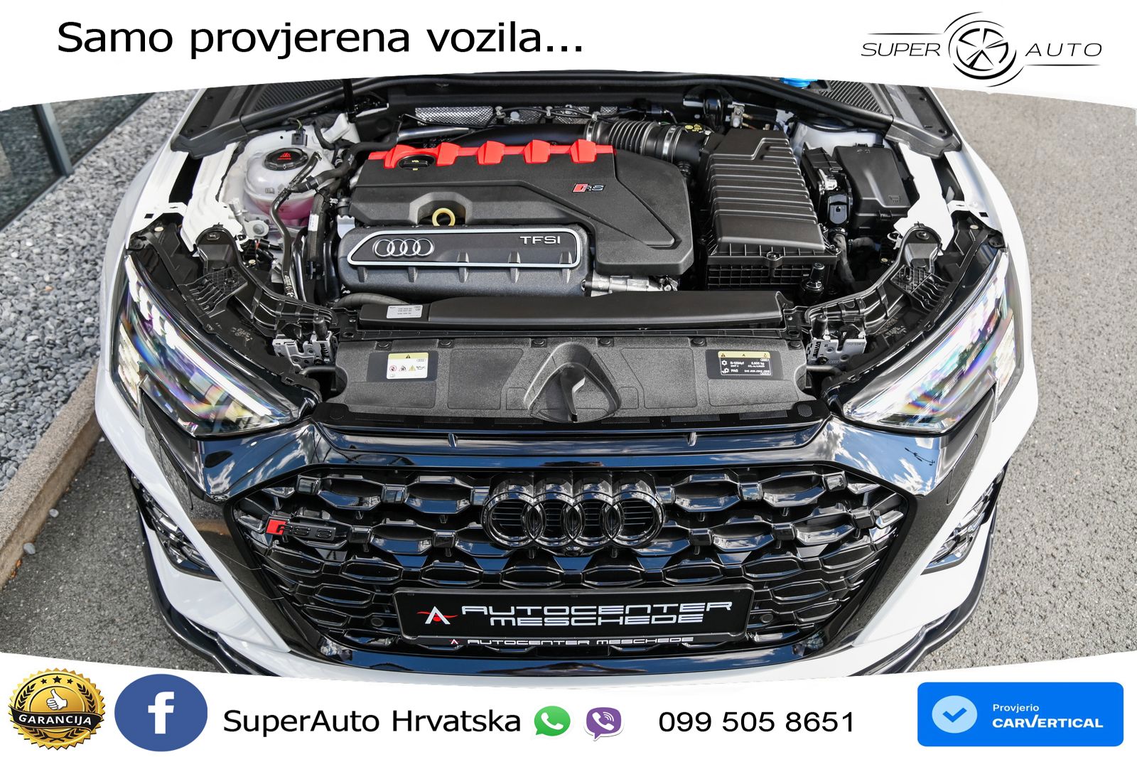 Audi RS3 Sedan 2.5 TFSI (400 KS) quattro S tronic LED+GR SJED+ACC