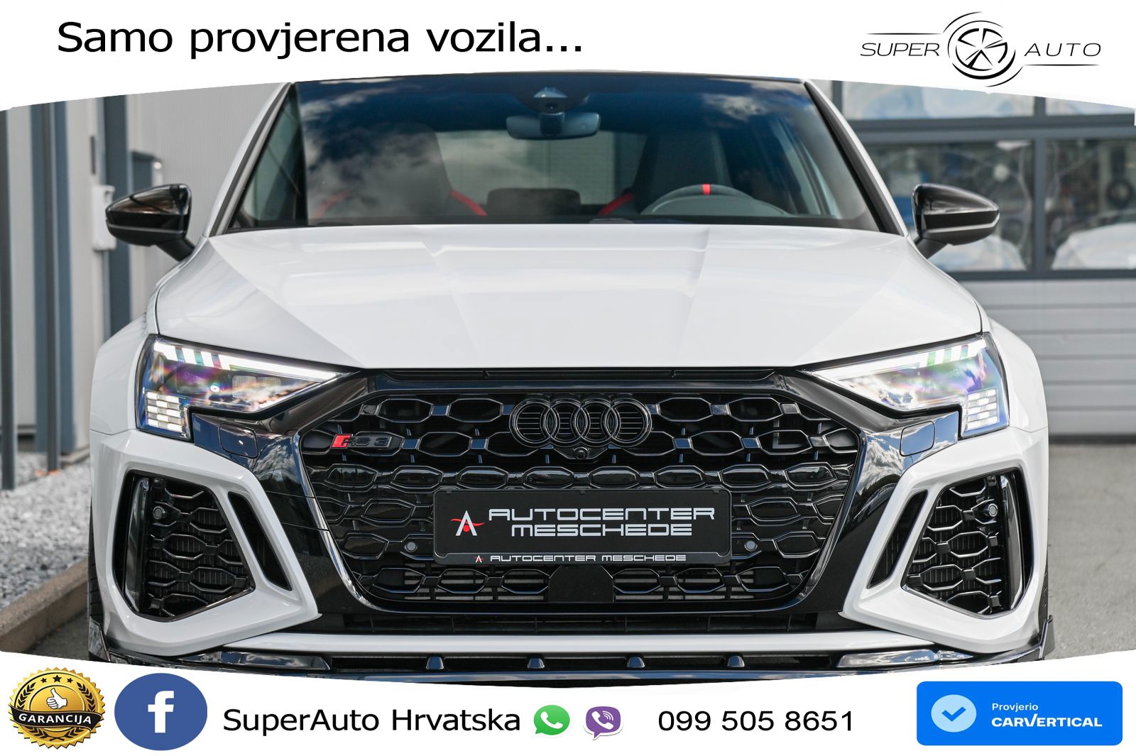 Audi RS3 Sedan 2.5 TFSI (400 KS) quattro S tronic LED+GR SJED+ACC