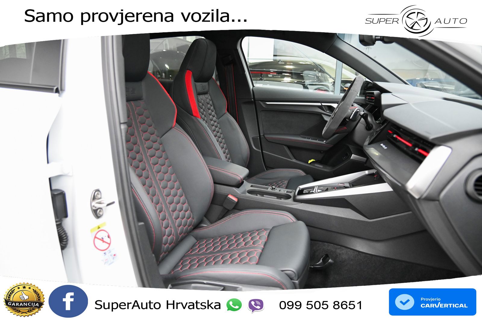 Audi RS3 Sedan 2.5 TFSI (400 KS) quattro S tronic LED+GR SJED+ACC