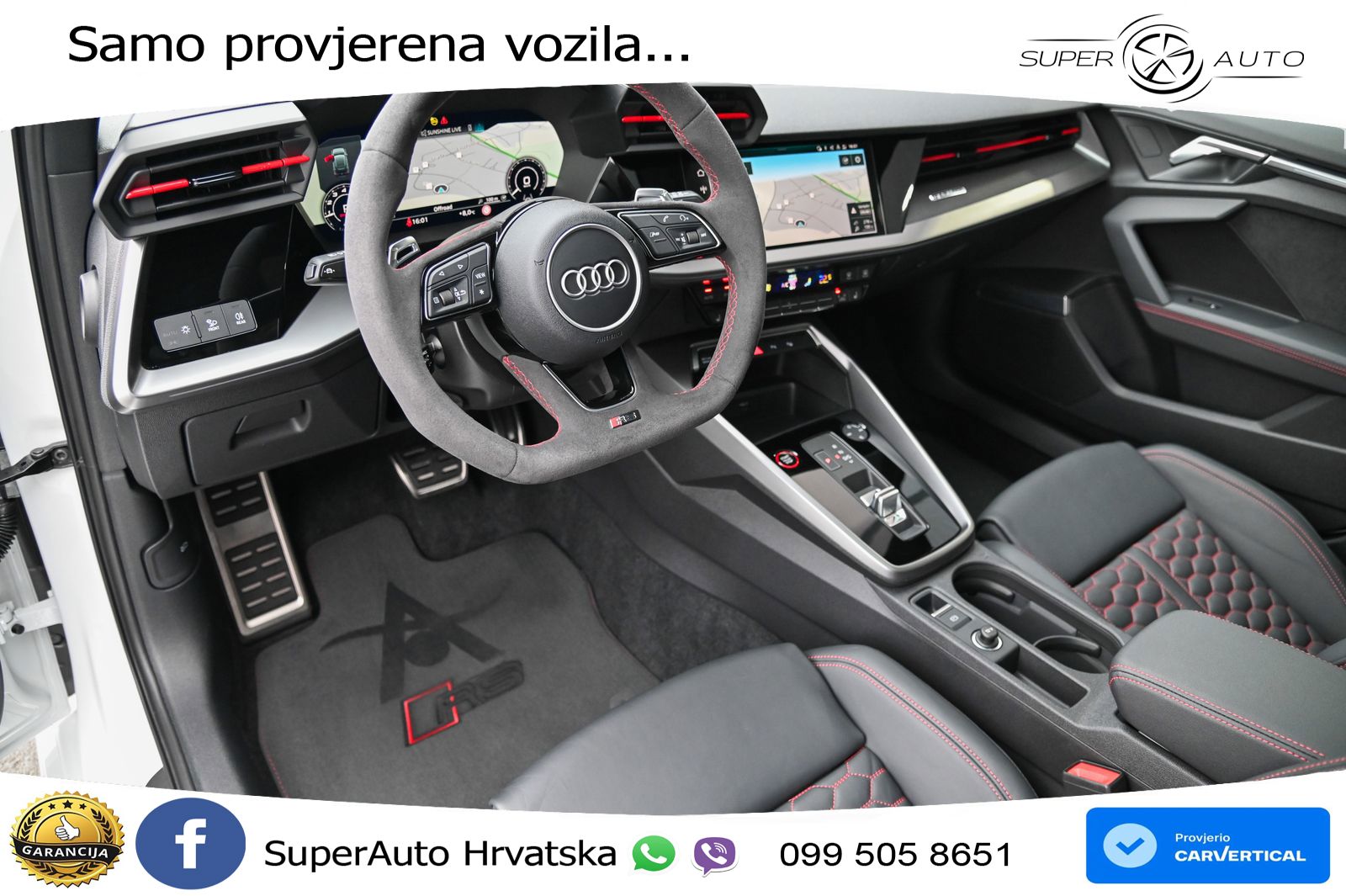 Audi RS3 Sedan 2.5 TFSI (400 KS) quattro S tronic LED+GR SJED+ACC